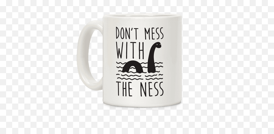 Introvert Coffee Mugs Lookhuman - Don T Mess With The Ness Emoji,Honey Badger Emoji