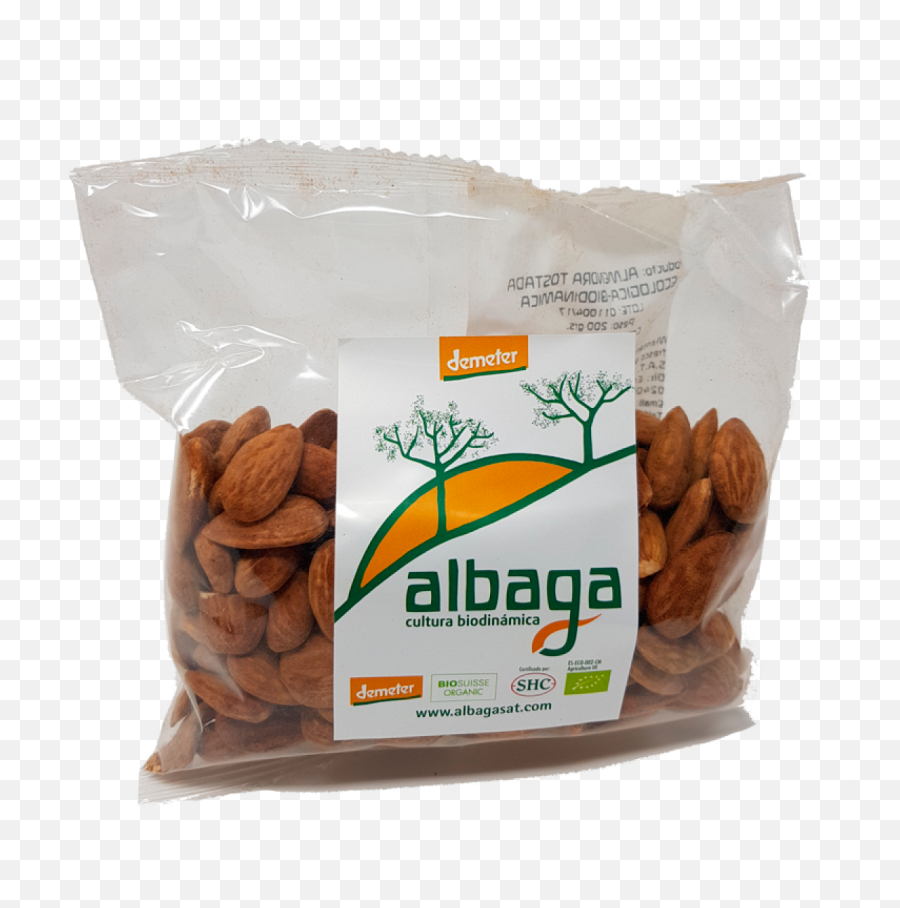 Almendra Tostada Biodinámica Bolsa 200gr Albaga - Almond Emoji,Altruist Emoji