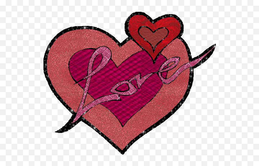 Romantic Glitters For Myspace Facebook Whatsapp - Gif Animado San Valentin Emoji,Kissiing In Love Emoji Photobucket