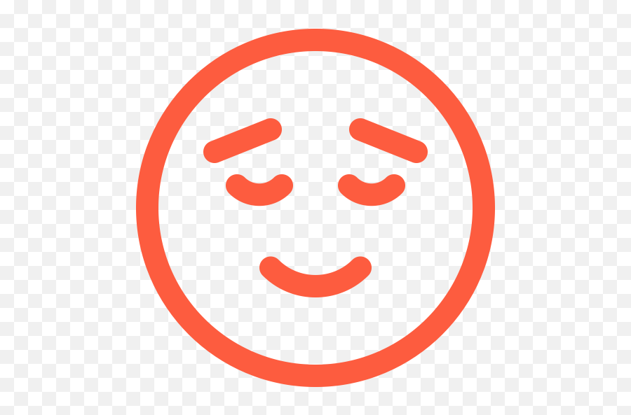 Calm Emoji Emotion Face Peaceful - Happy,Quiet Emoji