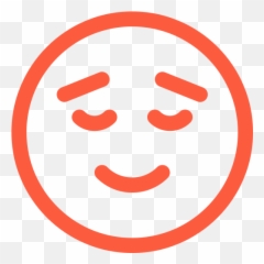 Calm Emoji Emotion Face Peaceful - Happy,Quiet Emoji