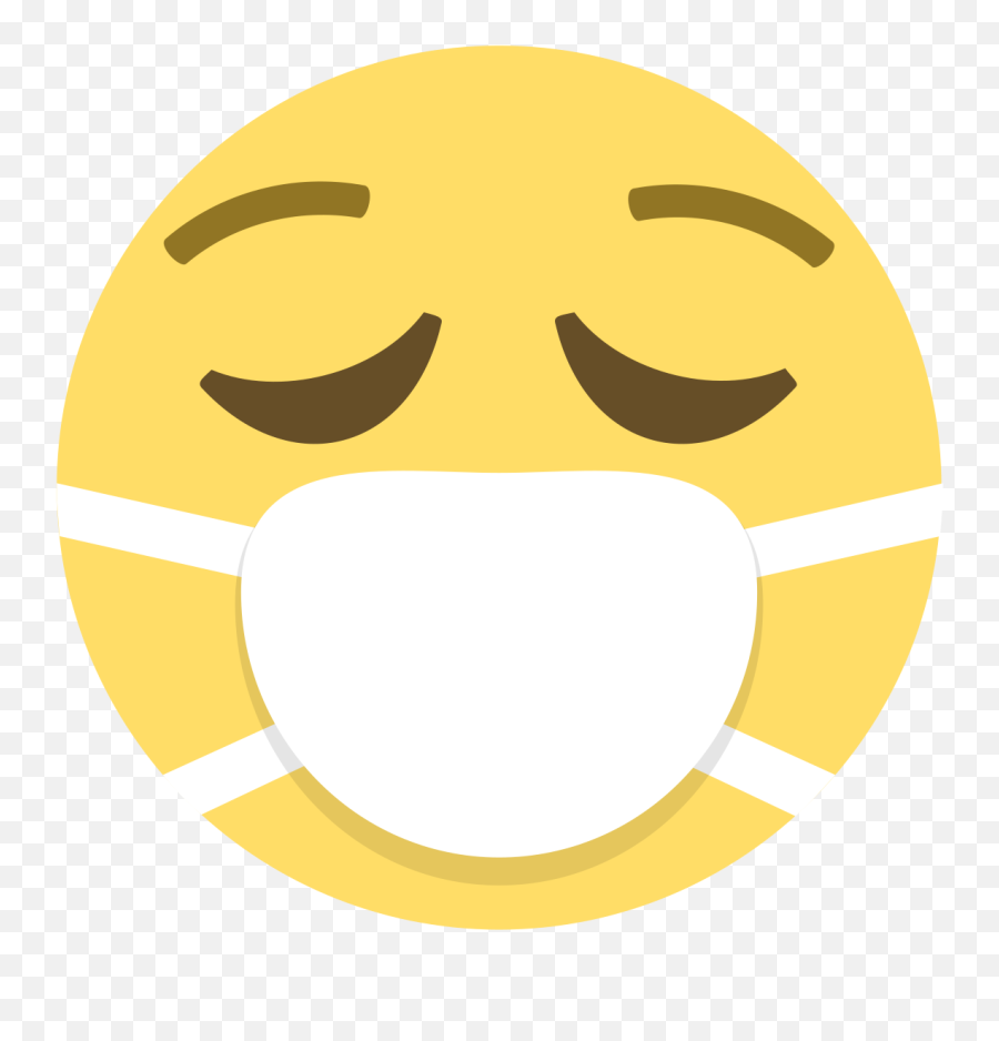 Face With Medical Mask Emoji Clipart Free Download - Mask Emoji Vector,Emoji Clip Art