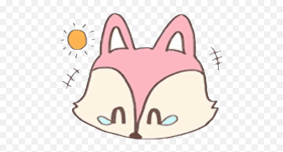 Sticker Maker - Kawaii Fox Emojis Girly,Kawaii Pet Text Emojis