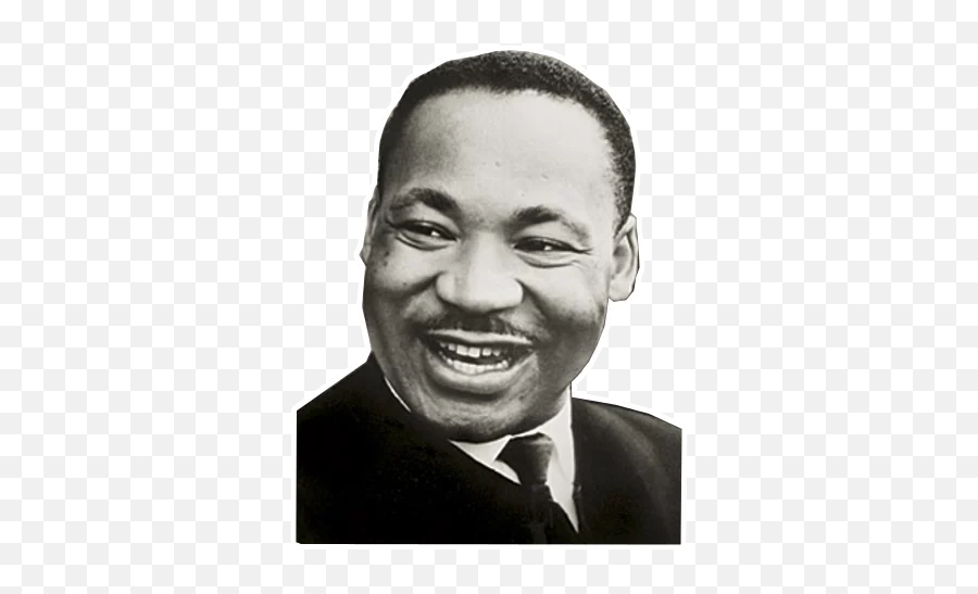 Martin Luther King Stickers For Telegram - Martin Luther King Jr Smiling Emoji,Martin Luther King Emojis