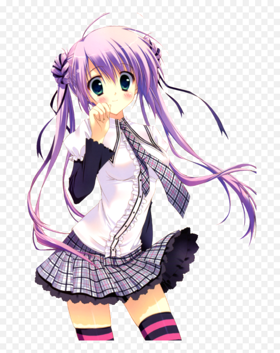 Anime Purple Hair Girl - Album On Imgur Purple Haired Anime Girl Emoji,Picture Of Anime Girl With Mixed Emotions
