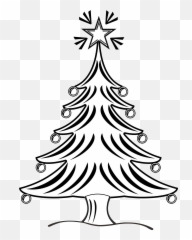 Black And White Christmas Tree Clip Art - Clipart Best Christmas Tree Pencil Drawing Emoji,Christmas Tree Emoji