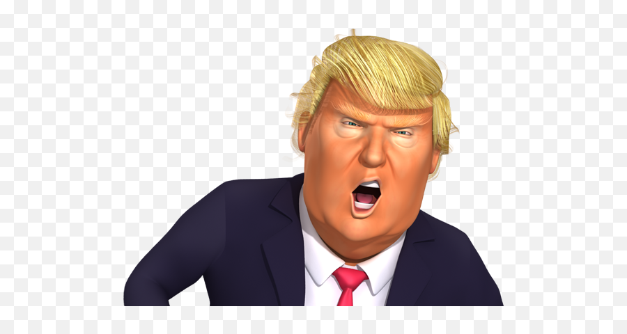 President Donald Trump Making America Great Again By Potato Labs Llc - Transparent Trump Vector Free Emoji,Donald Trump Looks Like Emoticon
