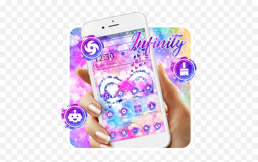 2020 Galaxy Infinity Colorful Theme Apk Download For Pc - Iphone Emoji,Iphone Corrupted Photos Emojis