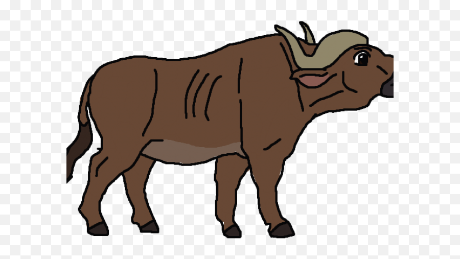 African Buffalo Clipart Wild Buffalo - Buffalo Clipart Transparent Png Emoji,Buffalo Bills Emoji