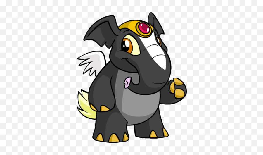 Skunk Elephante Rainbow Pool Neopets Wardrobe - Fictional Character Emoji,Neopets Emotions 2000