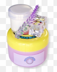 Lavender Latte Diy Kit U2013 Peachybbies - Peachybbies Lavender Latte Slime Emoji,Latte Emoticon