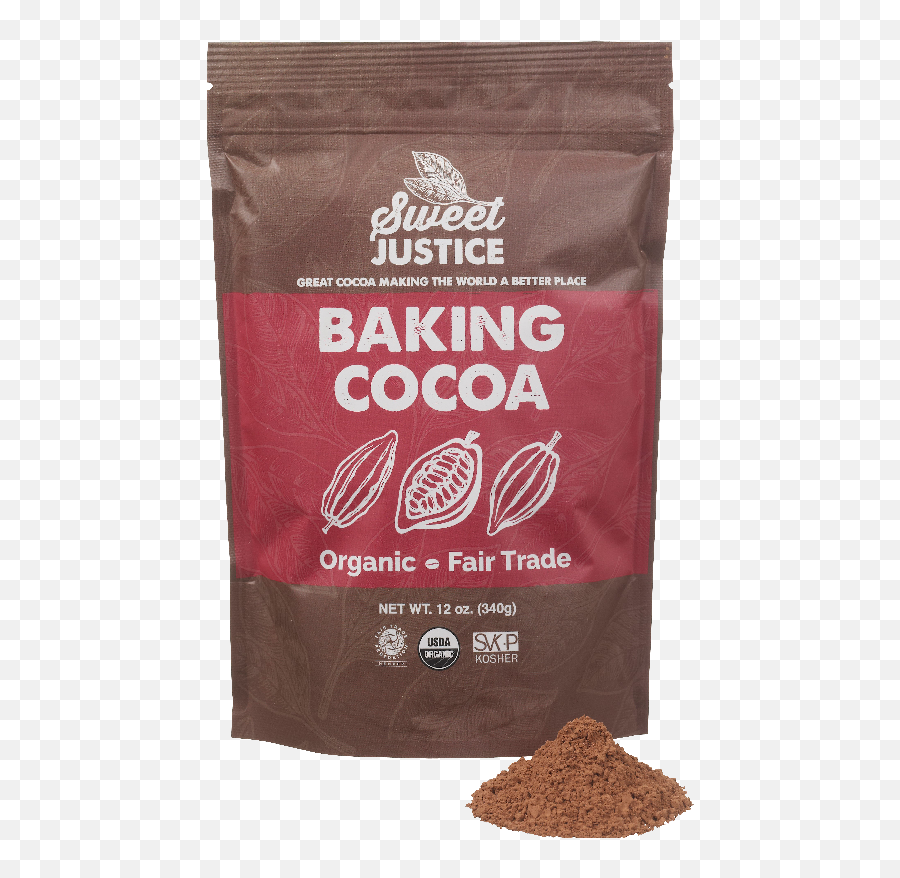 Sweet Justice Organic Baking Cocoa - Instant Coffee Emoji,Chocolate Substitute For Emotions