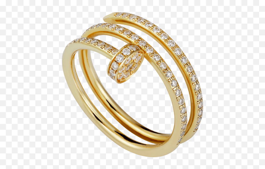 Gold Ring Hd Png Transparent Images Download - Yourpngcom Cartier White Gold Diamond Juste Un Clou Ring Emoji,Diamond Ring Emojis On Black Background