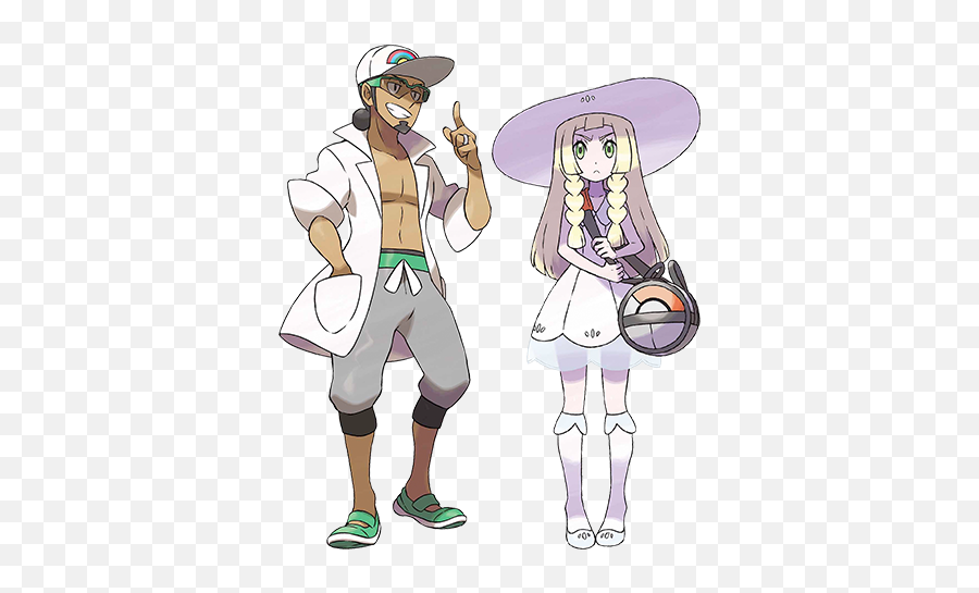 Pokémon Sun And Moon - Pokemon Sun And Moon Characters Emoji,Pokemon Sun Main Character No Emotion