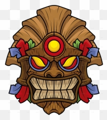 Tiki Tattoo Tiki Totem - Tiki Mask Clipart Emoji,Tiki Head Emoji