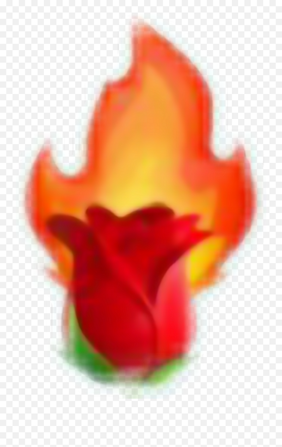 Download Rose Fire Tumblr Aesthetic Aestheticred Red Emojis - Lovely,Fire Emojis