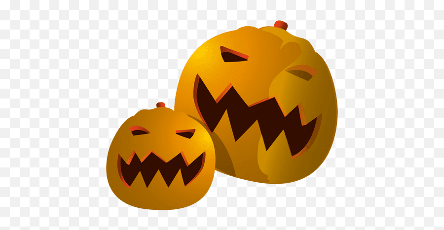 Funny Halloween Pumpkins 3 - Transparent Png U0026 Svg Vector File 2 Jack O Lantern Animation Emoji,Facebook Pumpkin Emoticon
