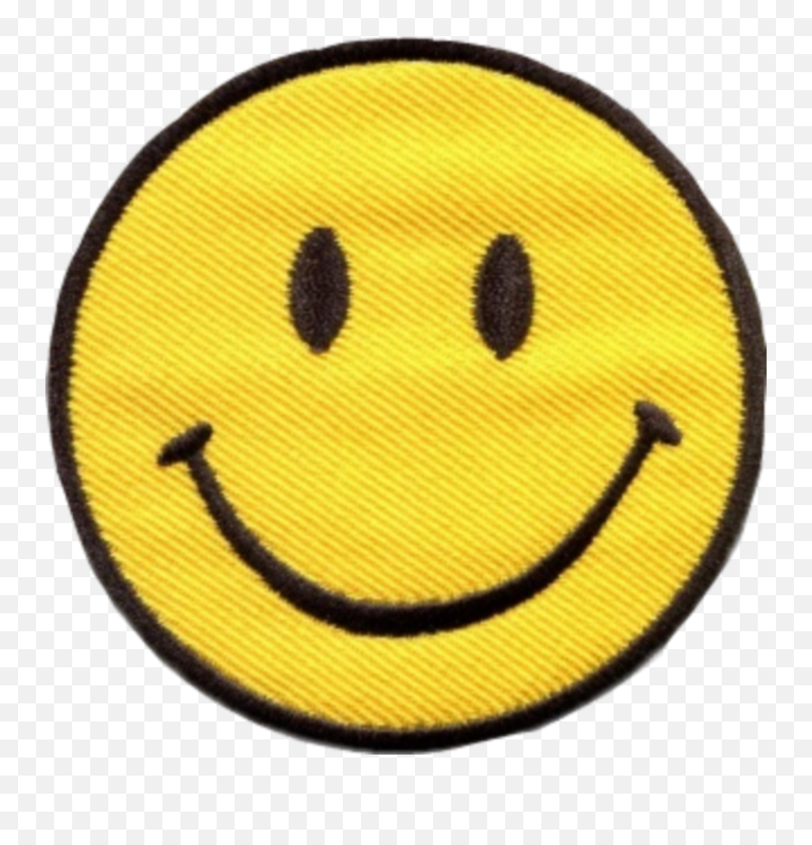 The Most Edited Happyface Picsart - Patch Big Smile Face Emoji,A Hippie Emoticon
