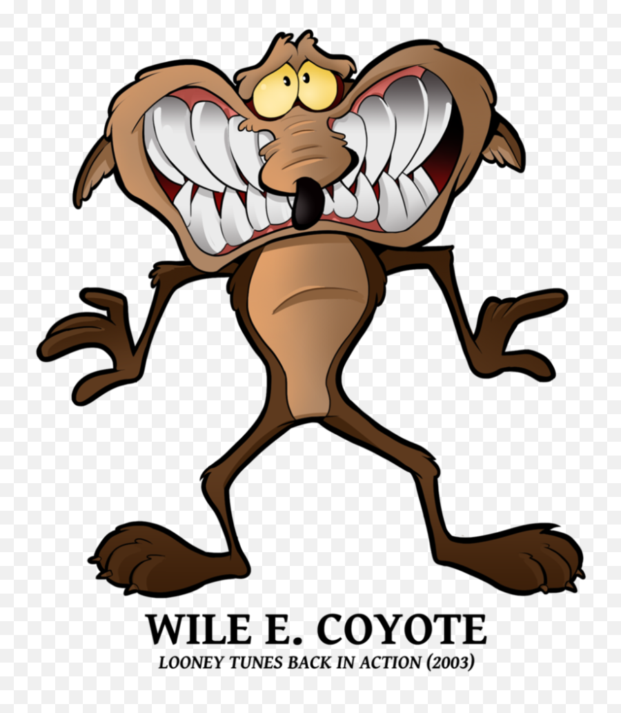 Download Hd Coyote Clipart Wile E Coyote - Wile E Coyote Coyote Looney Tunes Vector Emoji,The Looney Emojis