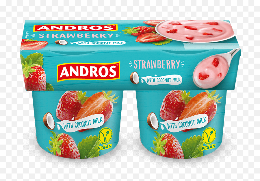 Strawberry Yoghurt Our Products Andros Vegan U0026 Veggie Emoji,Strawberry Emotion Extract