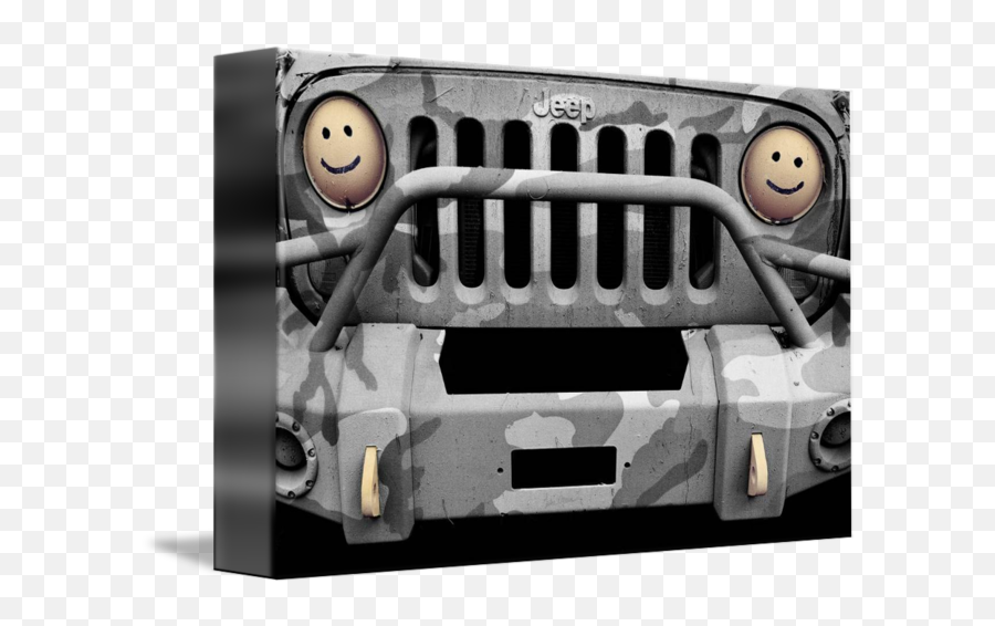 Jeep Jk Black And Gray Camo By Luke Moore Emoji,Jeep Emoji