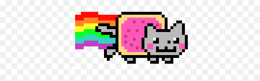 Nyan Cat Pixel Art Maker Emoji,Nyan Cat Emoticon Dowload
