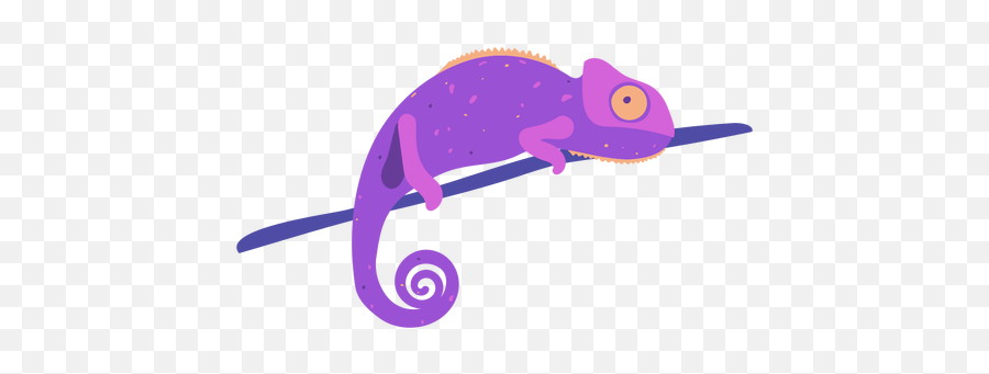 Purple Chameleon Animal Semi Flat Transparent Png U0026 Svg Vector Emoji,Lizard + Man Emoji