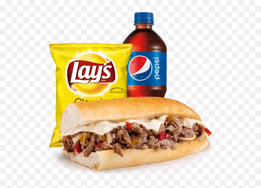 17 With Chips And Soda - Meals Jersey Mikeu0027s Subs Emoji,Pepsi Hot Dog Emojis