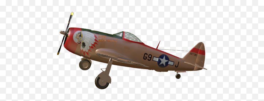 P3din - Republic P47 Thunderbolt Bubble Canopy Emoji,Flying Emoji Up Plane