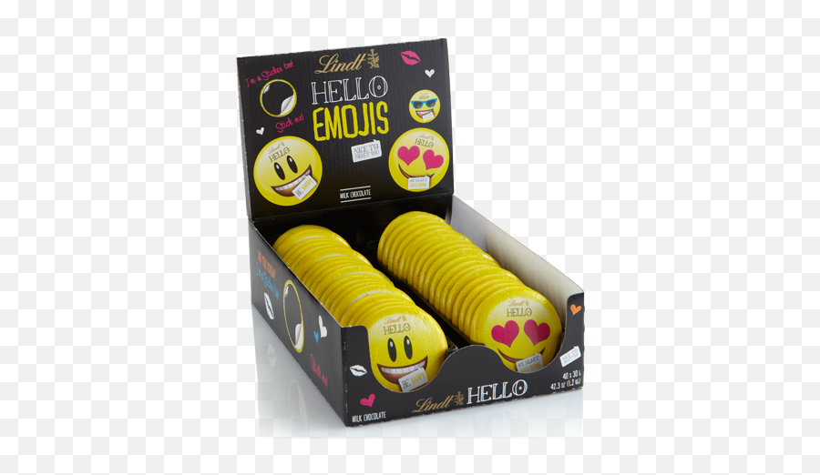 Lindt Hello Emoji Chocolate Transparent - Lindt Emoji Chocolate,Hello Emojis
