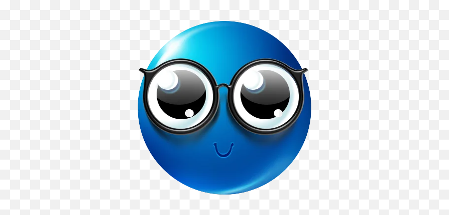 Telegram Sticker From Blue Emotions Pack Emoji,Funny Blue Emoji
