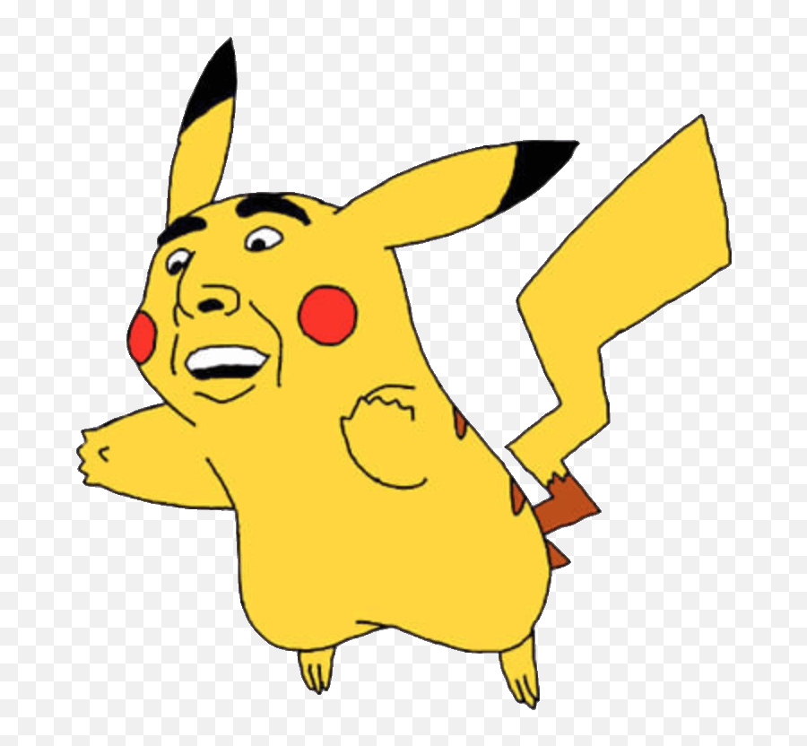 Nicholas Cage Pokemon Sticker By Imoji - Pikachu With Nicolas Cage Face Emoji,Nicolas Cage Emoji