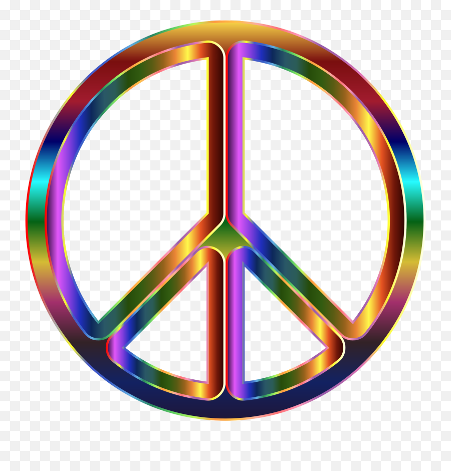 Peace Sign Emoji Png - Transparent Peace Symbol,Peace Emoji Transparent Background