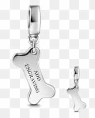 Engraved Bone Dangle Charm Silver - Solid Emoji,Moon Emoji Friendship Necklaces