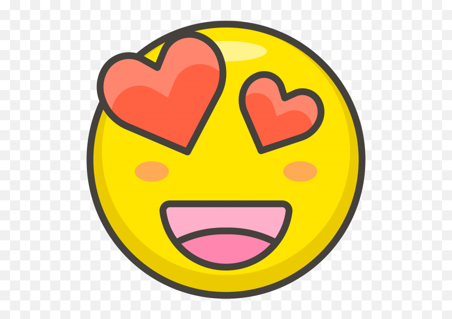 Smiling Face With Heart Eyes Emoji - Smile Clipart Full Winky Face Emoji Heart Eyes,Eyes Emoji