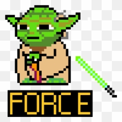 Yoda Pixel Art The Digital Artist In You Will Love These - Pixel Art Yoda Emoji,Baby Yoda Discord Emoji