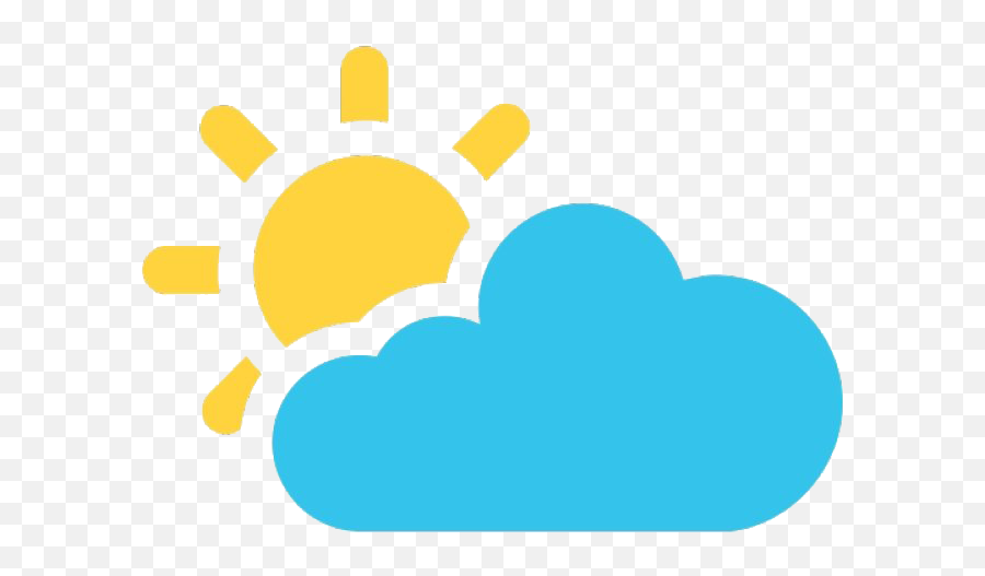 Sunlight Clipart Emoji - Sun And Cloud Png,Cloud Emoji Transparent