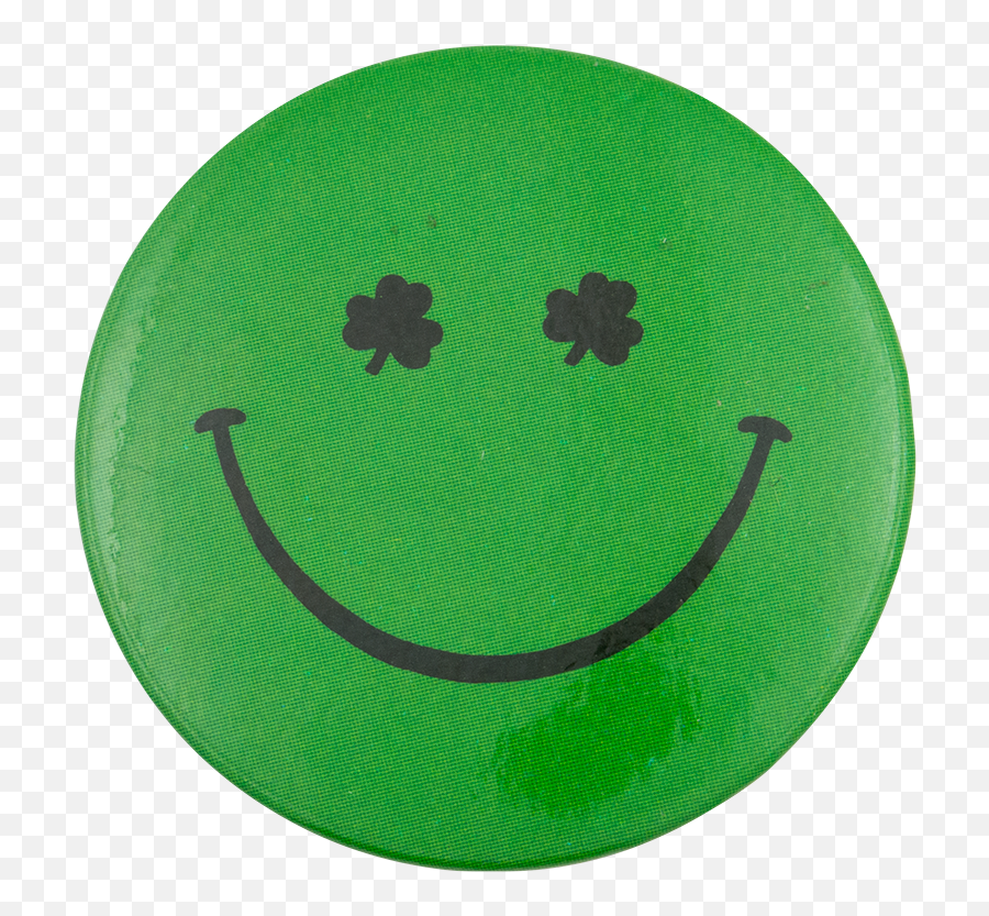 Shamrock Eyes - Happy Emoji,Shamrock Emoticon