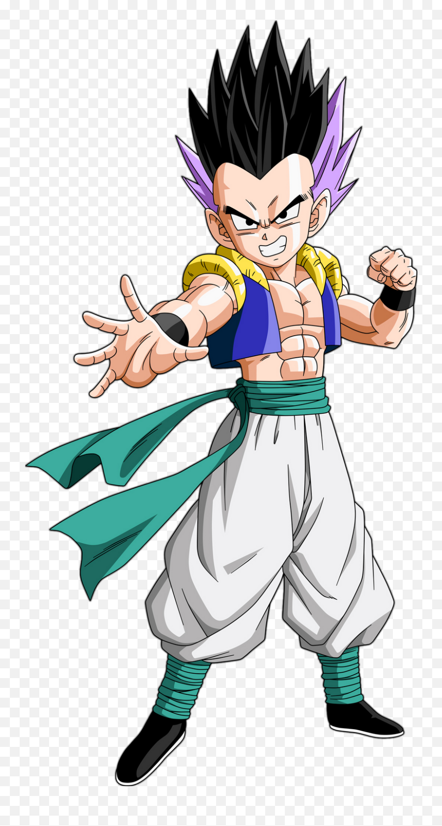 Dragon Ball Gotenks Clipart - Dragon Ball Gotenks Emoji,Emoticon Asustado Taringa