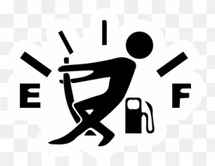 Gas Tank Man - Gas Gauge Sticker Emoji,Empty Gas Tank Emoji