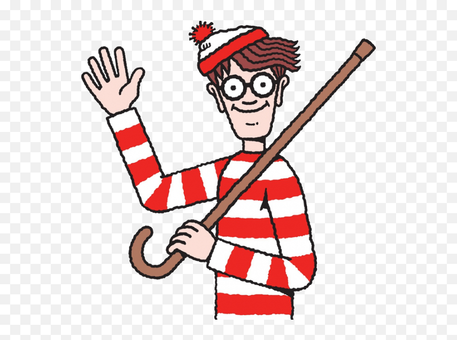 Wheres Wally Wheres Waldo - Cut Out Wheres Wally Emoji,Where's Waldo Emoticon