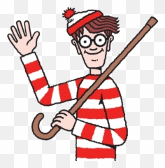 Wheres Wally Wheres Waldo - Cut Out Wheres Wally Emoji,Where's Waldo Emoticon