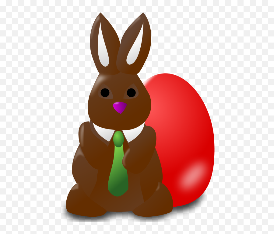 Chocolate Bunny - Easter Chocolate Bunny Clipart Emoji,Pagan Easter Bunny Emoticons