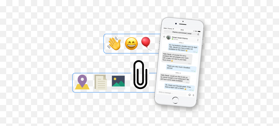 Messaging Features U2022 Thismo Messenger For Your Business - Technology Applications Emoji,2017 Facebook Messenger Emojis