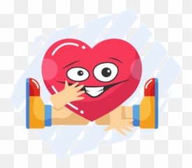 Top 10 Love Symbol Illustrations - Happy Emoji,Korean Finger Heart Emoticon