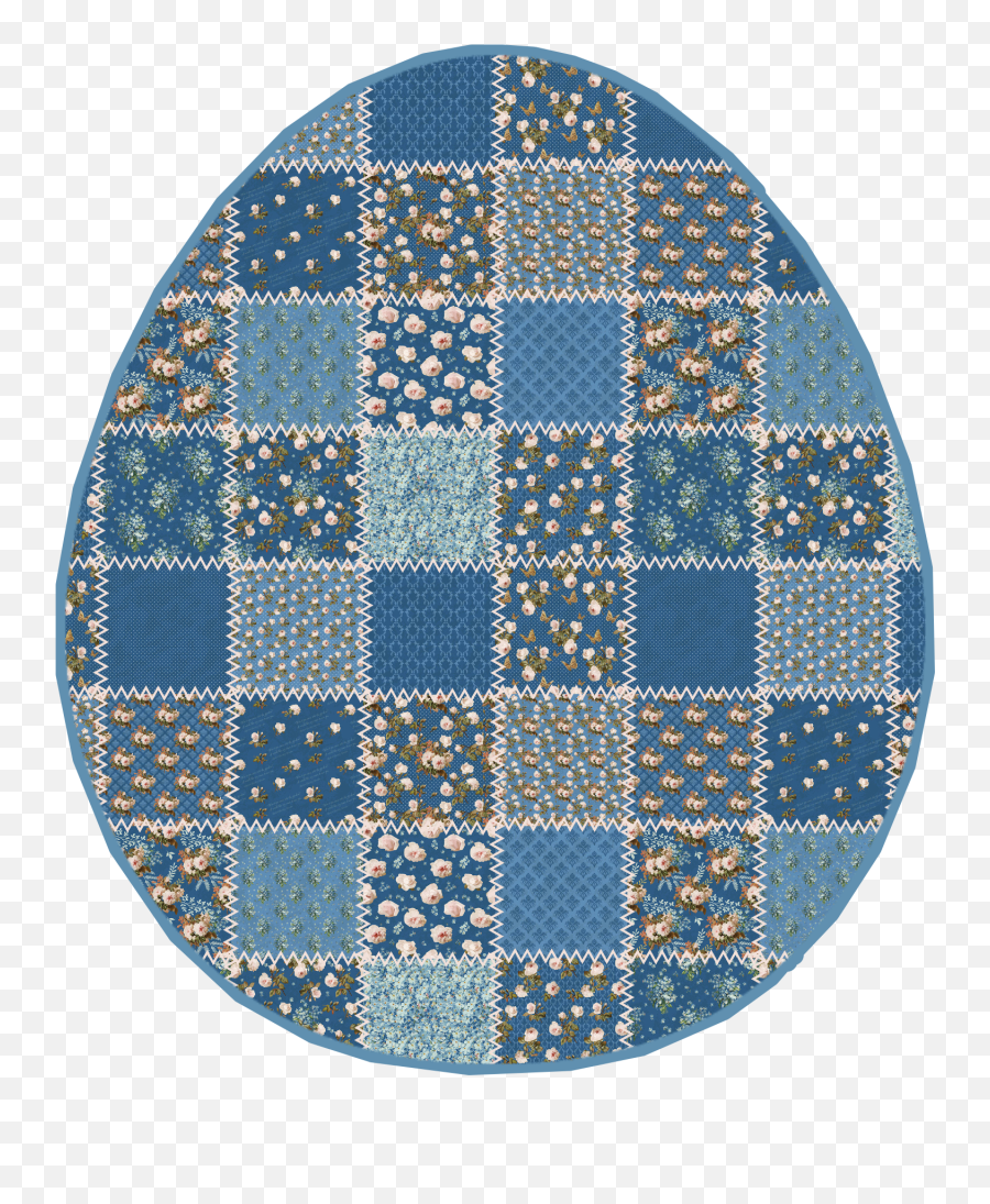 Egg Easter Quilt Patchwork Sticker - Dot Emoji,Emoji Quilt Pattern