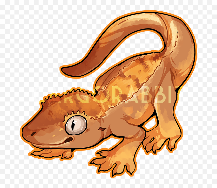 Crested Gecko Weasyl - Crested Gecko Animated Emoji,What Does Color Say About Crested Geckos Emotion