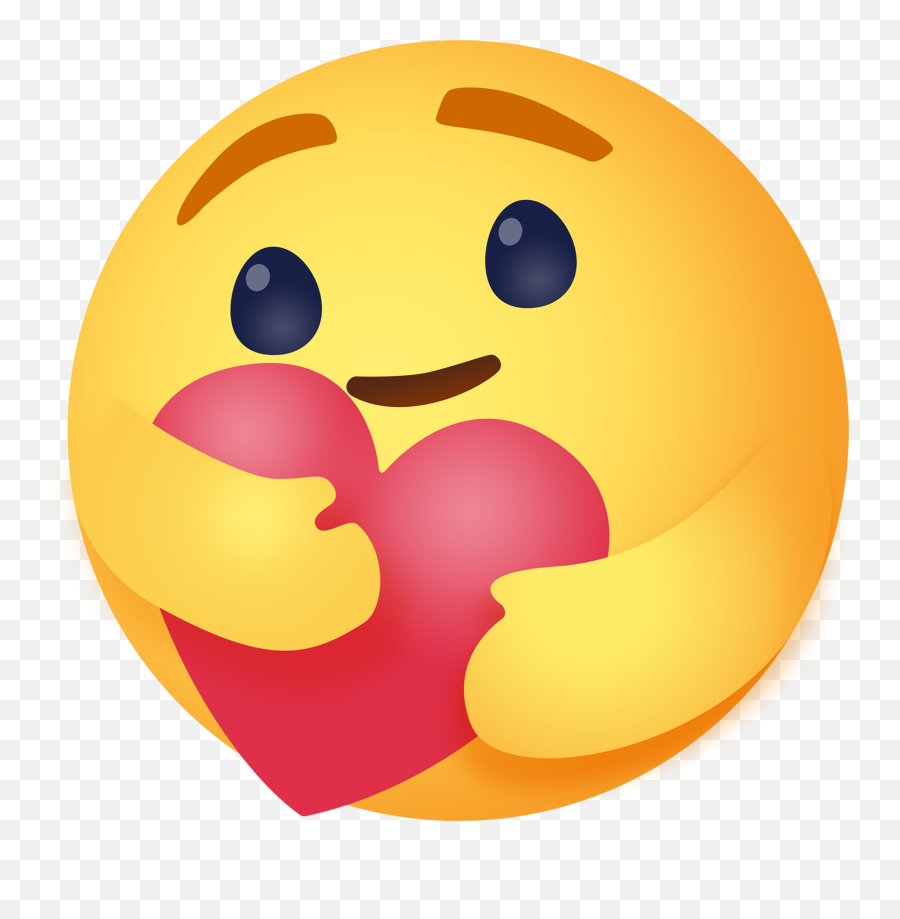 Heart Emoji 3d Hug Sticker - Care Emoji Png Transparent,Typing A Hugs Emoticon