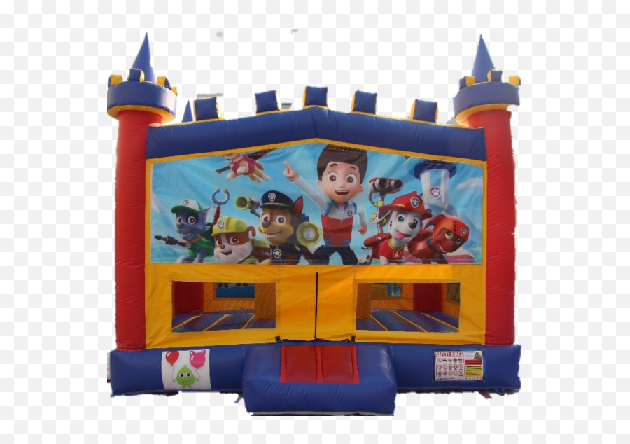 Paw Patrol Bouncy Castle - Bouncy Castle Paw Patrol Dubai Emoji,Justice Emoji Party Supplies