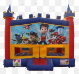 Paw Patrol Bouncy Castle - Bouncy Castle Paw Patrol Dubai Emoji,Justice Emoji Party Supplies